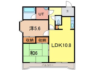 ダイアナ常盤ヒルズの物件間取画像